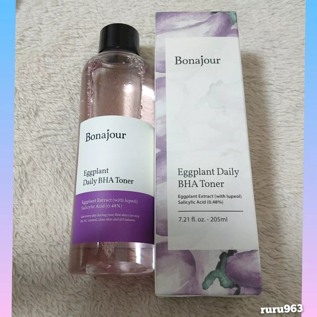 ナスBHAトナー/Bonajour/化粧水を使ったクチコミ(2枚目)