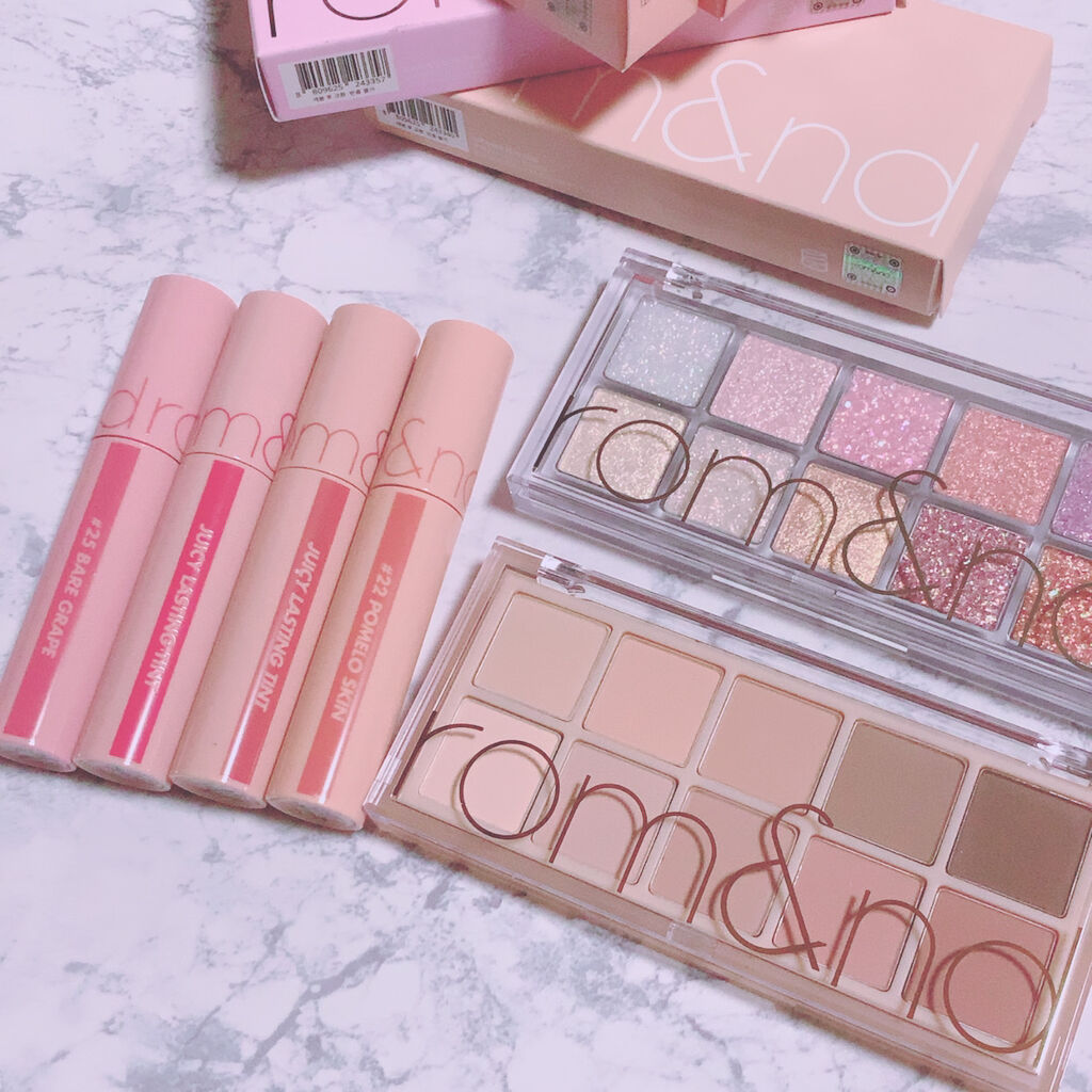 ジューシーラスティングティント/rom&nd/リップティントを使ったクチコミ（1枚目）