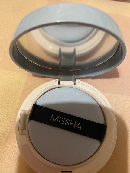 M クッションベース(ブルー)/MISSHA/化粧下地を使ったクチコミ(4枚目)