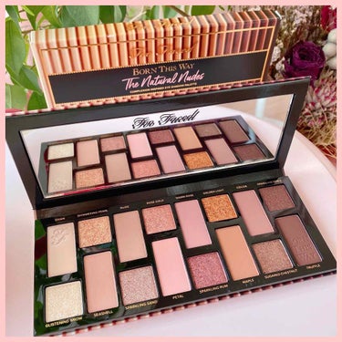 ボーン ディス ウェイ ザ ナチュラル ヌード アイシャドウ パレット/Too Faced/パウダーアイシャドウを使ったクチコミ（2枚目）