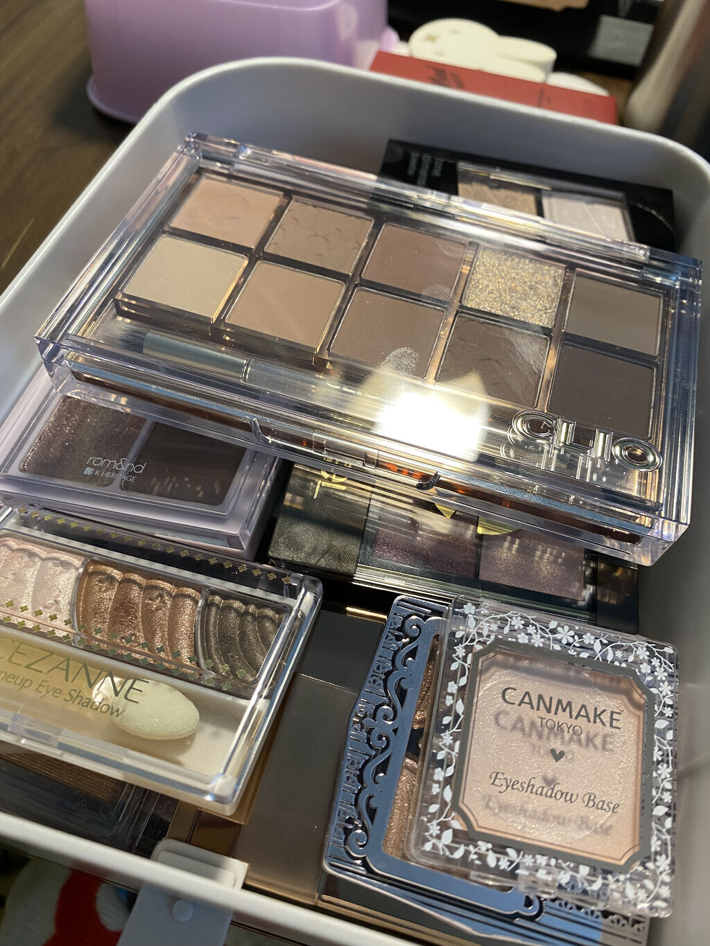 ジューシーピュアアイズ/キャンメイク/アイシャドウパレットを使ったクチコミ（1枚目）