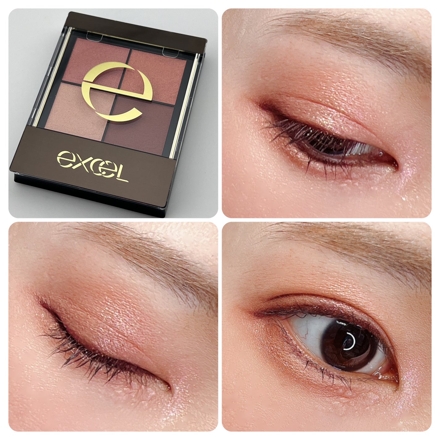 リアルクローズシャドウ/excel/アイシャドウパレットを使ったクチコミ(3枚目)