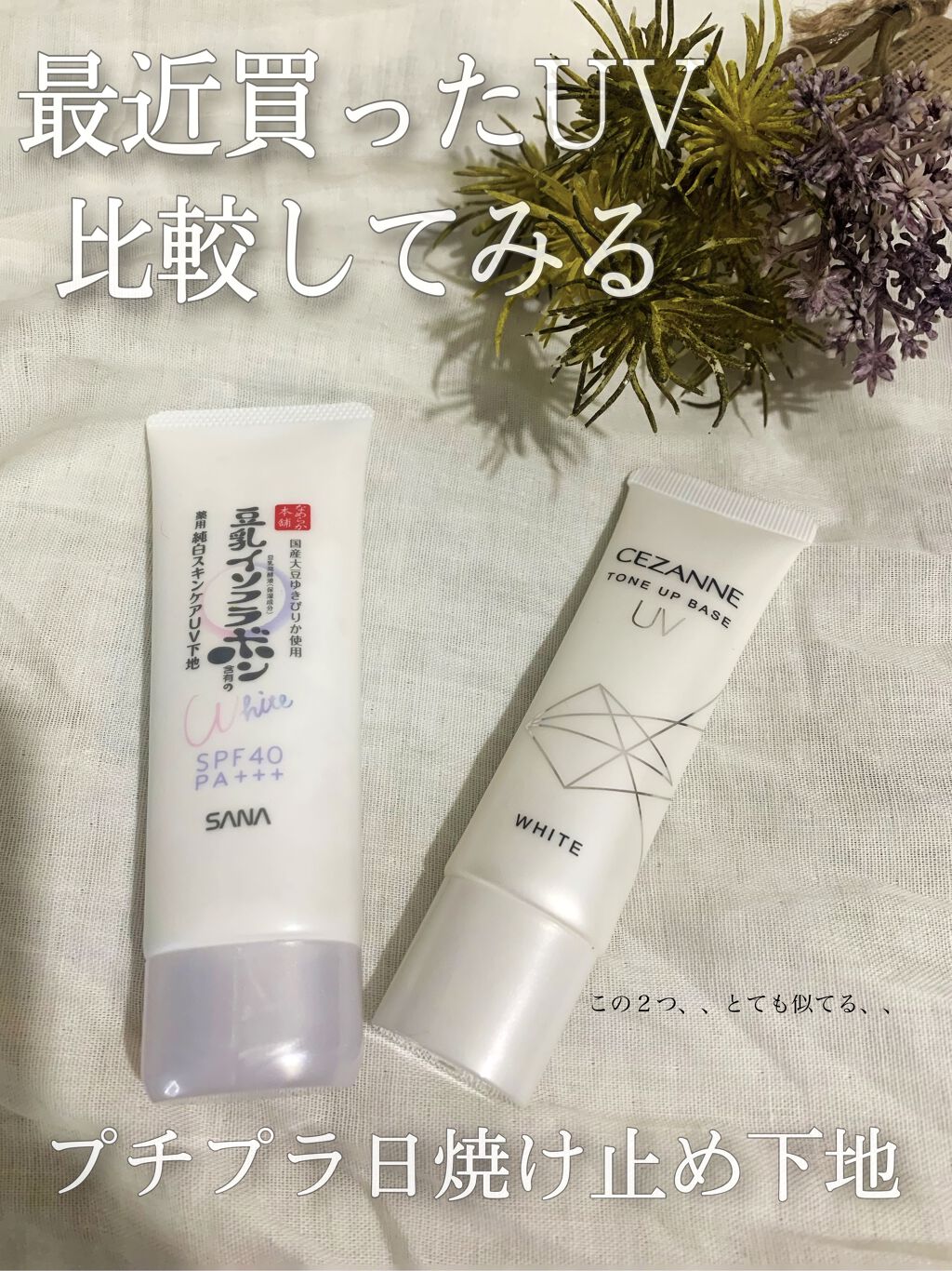 あなたはどっち派 なめらか本舗 Vs Cezanne 化粧下地を徹底比較 最近発売されたuv2種 By とこさ 乾燥肌 30代前半 Lips