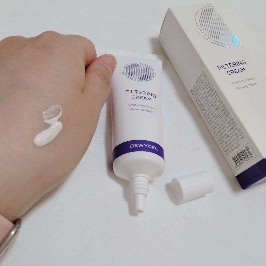 フィルタリングクリーム/DEWYCEL/日焼け止めクリームを使ったクチコミ（2枚目）