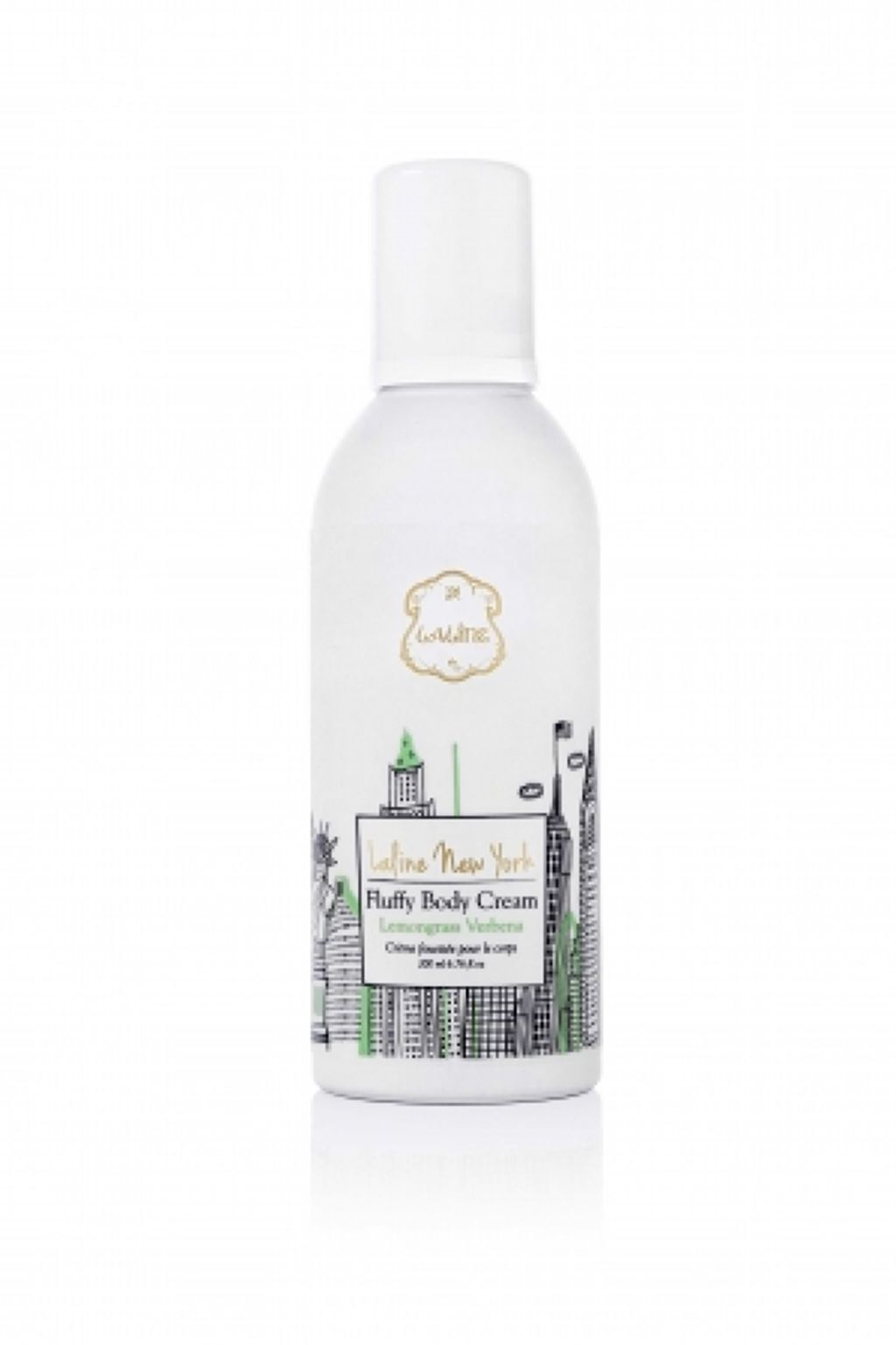 Laline NY フラッフィー ボディクリーム レモングラスバーベナ