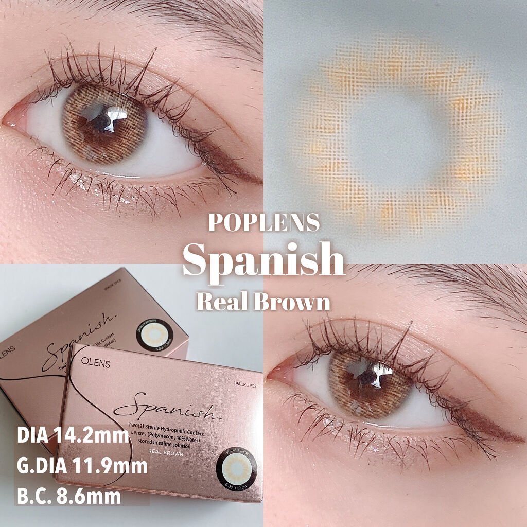 Spanish (スパニッシュ)/OLENS/カラーコンタクトレンズを使ったクチコミ（2枚目）