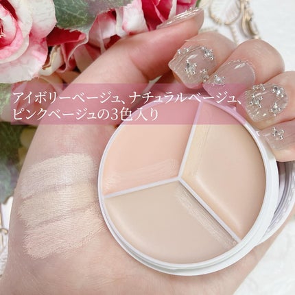 カバーアッププロコンシーラー クール スペシャルセット(コンシーラー15g+ブラシ)/TFIT/パレットコンシーラーを使ったクチコミ(3枚目)