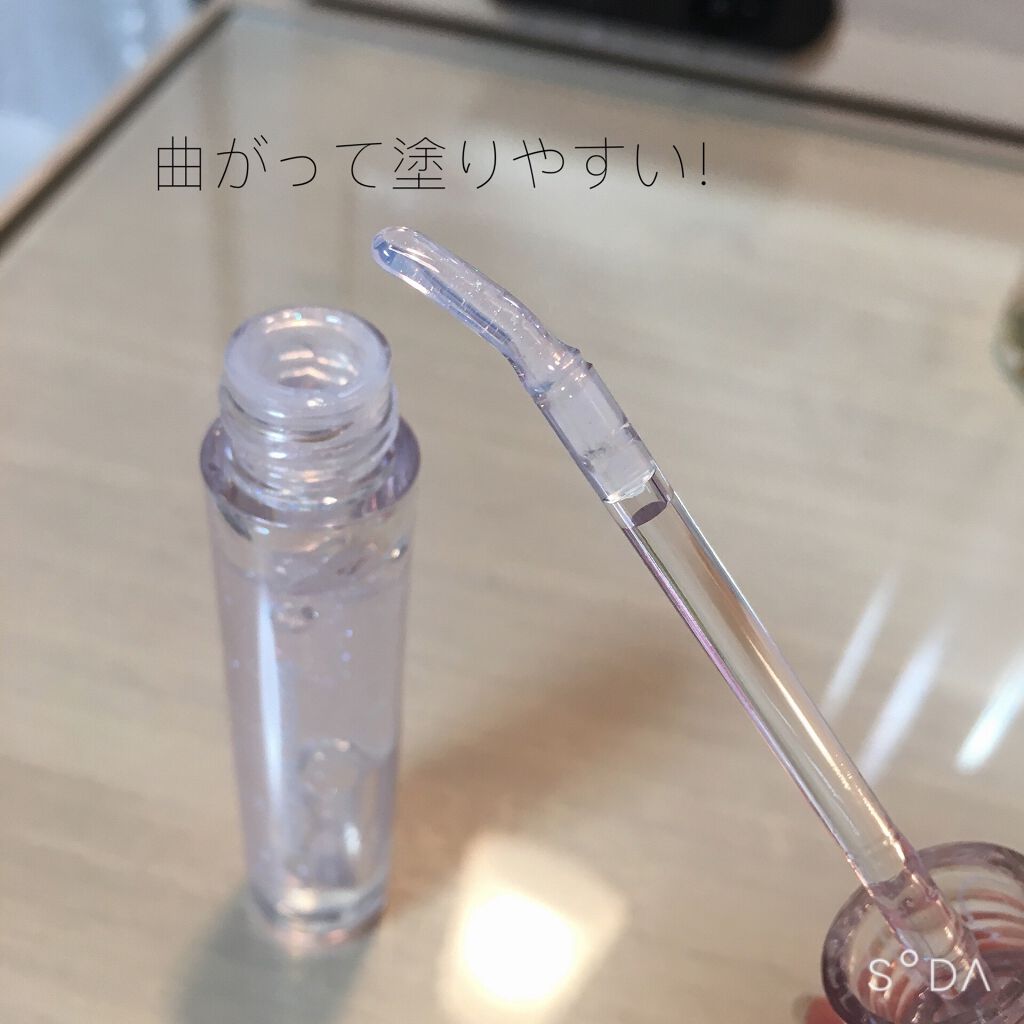 グラスティングウォーターグロス/rom&nd/リップグロスを使ったクチコミ(2枚目)