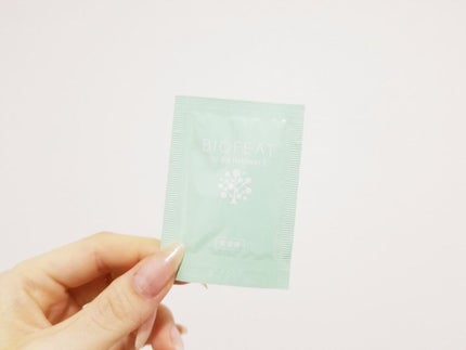BIOFEAT.  1st.バイオトリートメントSのクチコミ「〖BIOFEAT. 1st.バイオトリートメントS〗
サンプルの使用です。
少しとろみのある.....」(2枚目)