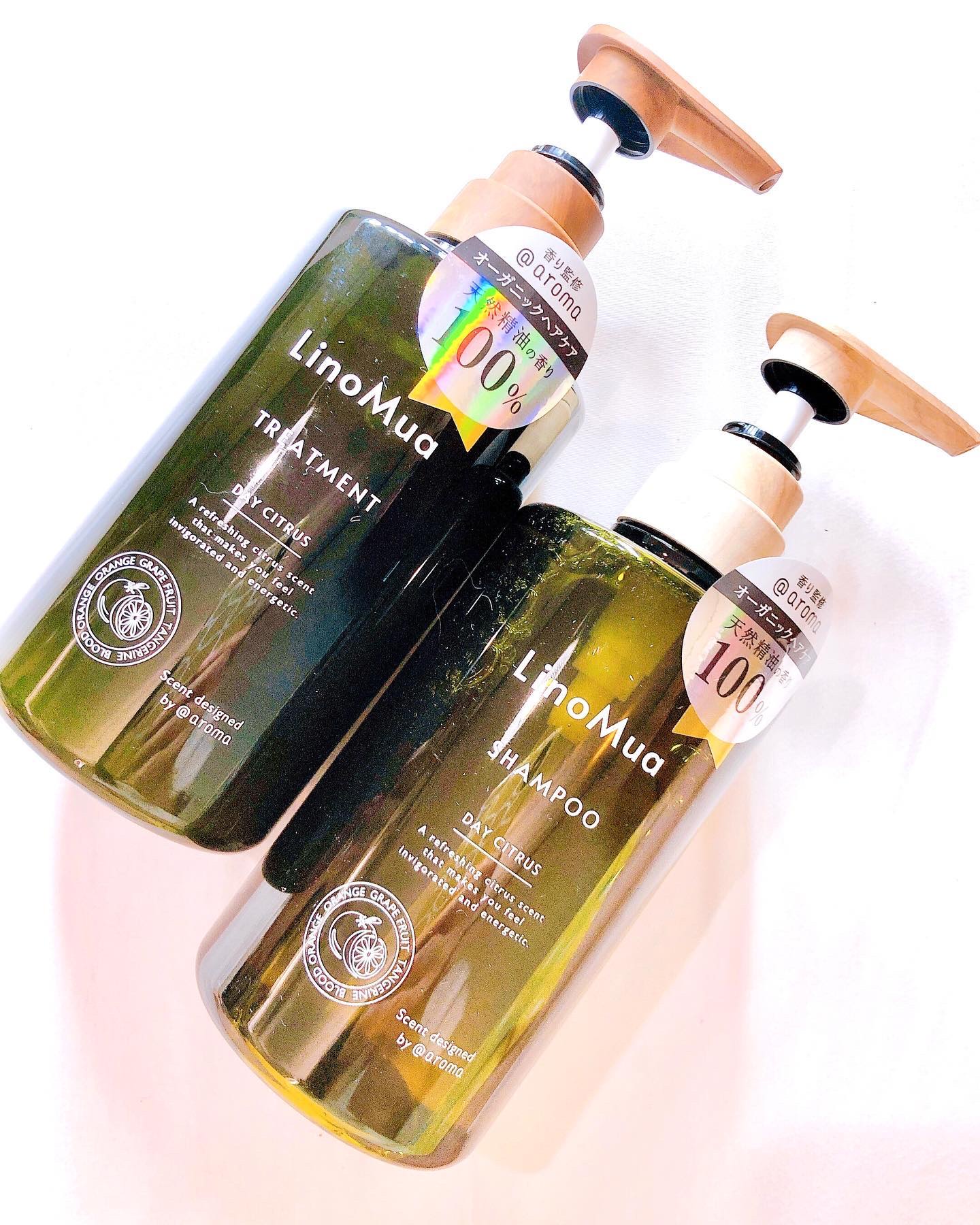 オーガニックシャンプー/トリートメント デイシトラスの香り/LinoMua/市販シャンプーを使ったクチコミ（2枚目）