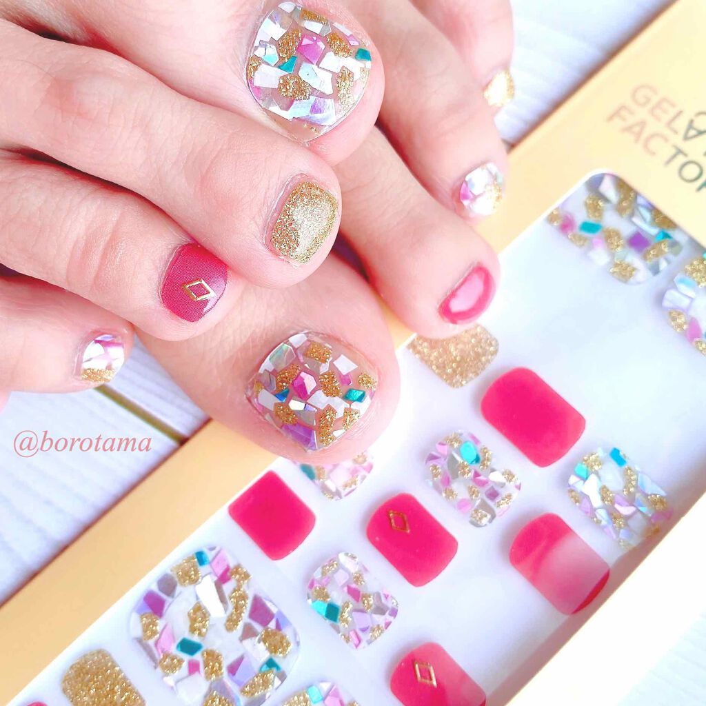 ネイルフィット ジェルネイルシール/GELATO FACTORY/ネイルシールを使ったクチコミ(1枚目)