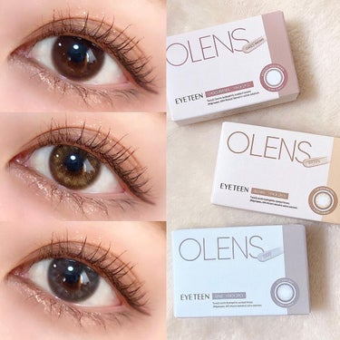 OLENS アイティーンのクチコミ「🖇𓊆#POPLENS 𓊇
#EYETEEN

DIA: 14.2mm 着色直径: 12.8mm.....」（1枚目）