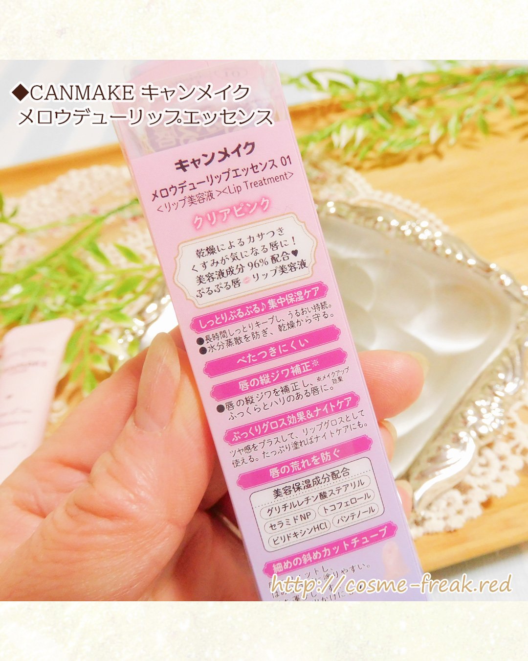 メロウデューリップエッセンス/キャンメイク/リップケアを使ったクチコミ（3枚目）