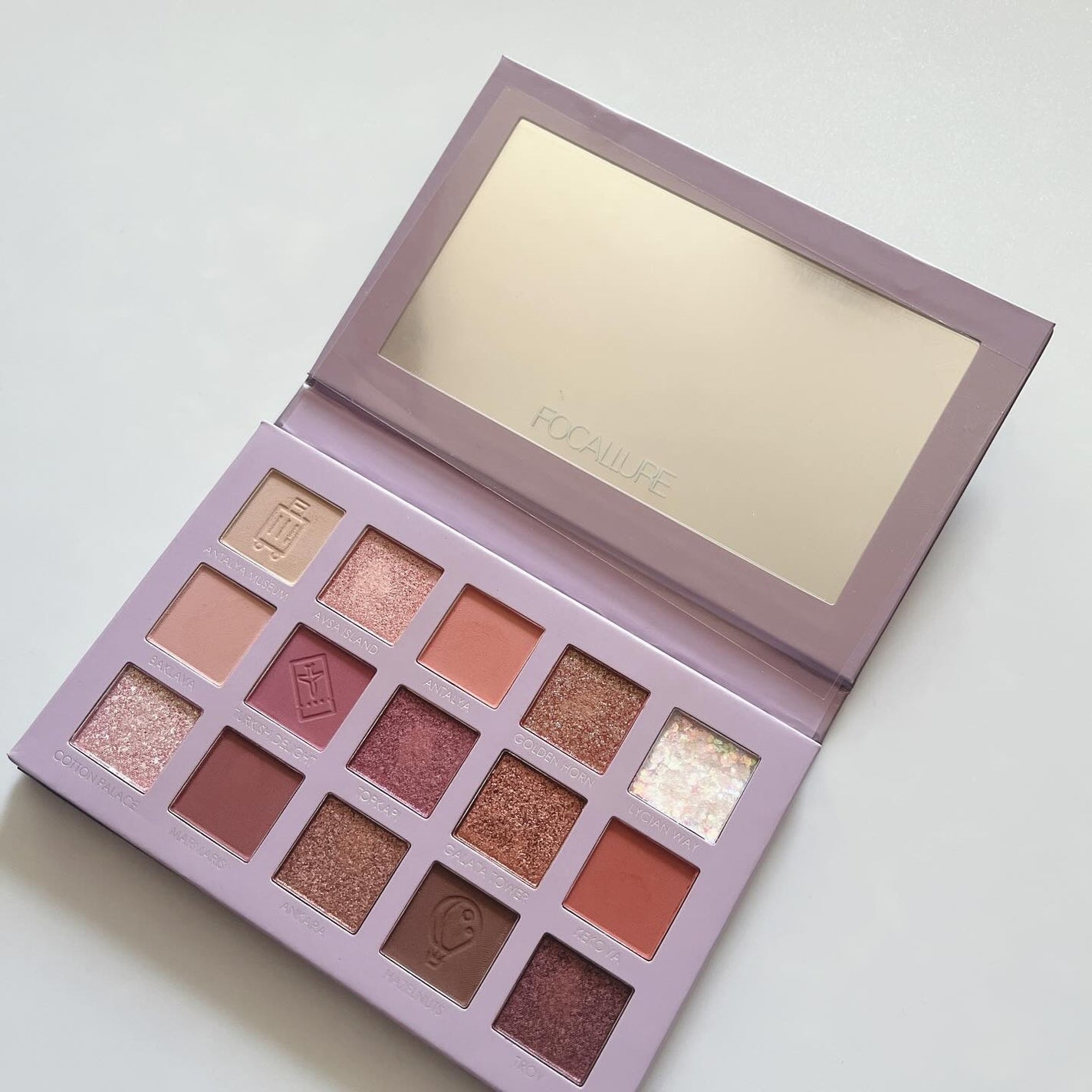 GO TRAVEL 15色アイシャドウパレット/FOCALLURE/アイシャドウパレットを使ったクチコミ(6枚目)