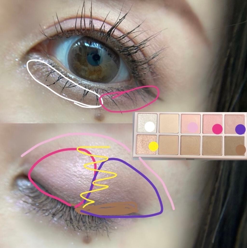 ベターザンパレット/rom&nd/アイシャドウパレットを使ったクチコミ(3枚目)