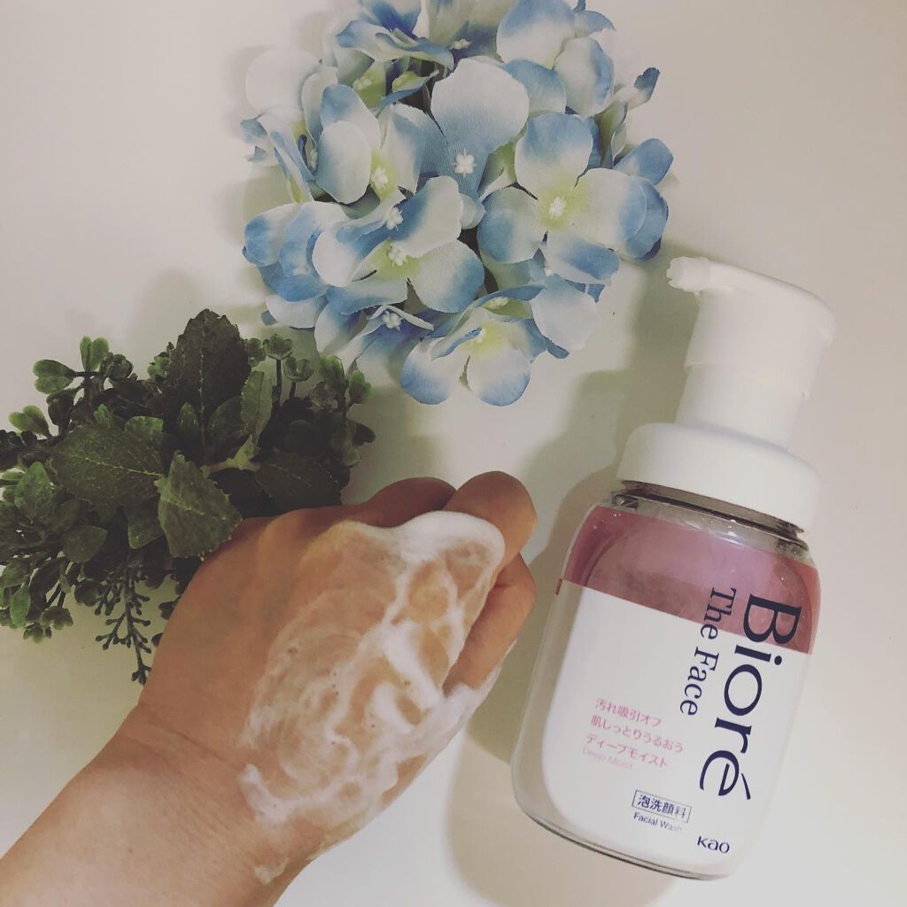 ビオレ ザフェイス 泡洗顔料 ディープモイスト/ビオレ/泡洗顔を使ったクチコミ(4枚目)