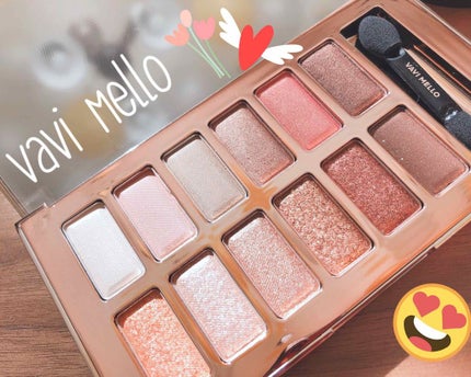 バレンタインボックス/VAVI MELLO/アイシャドウパレットを使ったクチコミ(1枚目)