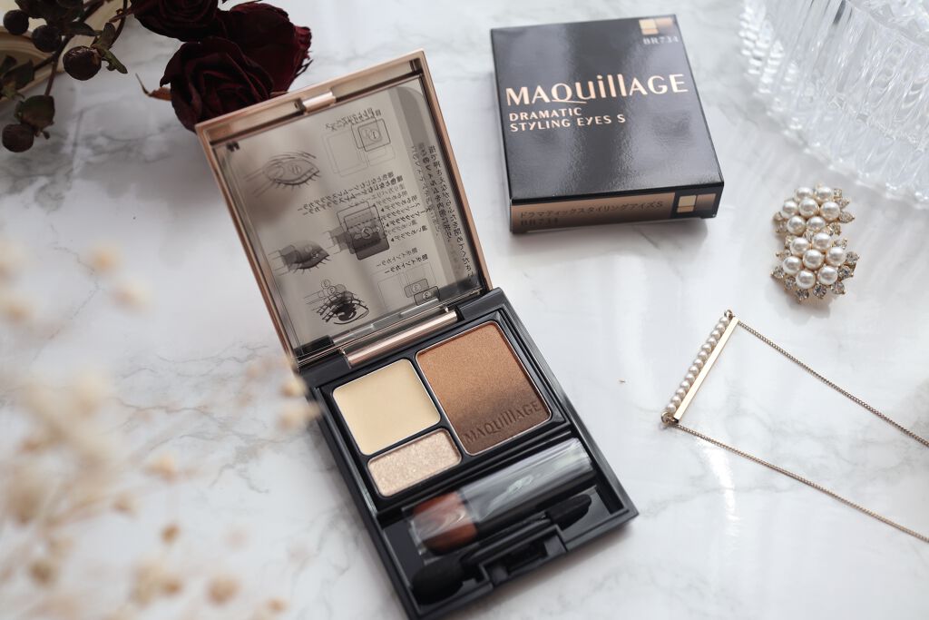 ドラマティックスタイリングアイズS/マキアージュ/アイシャドウパレットを使ったクチコミ(6枚目)