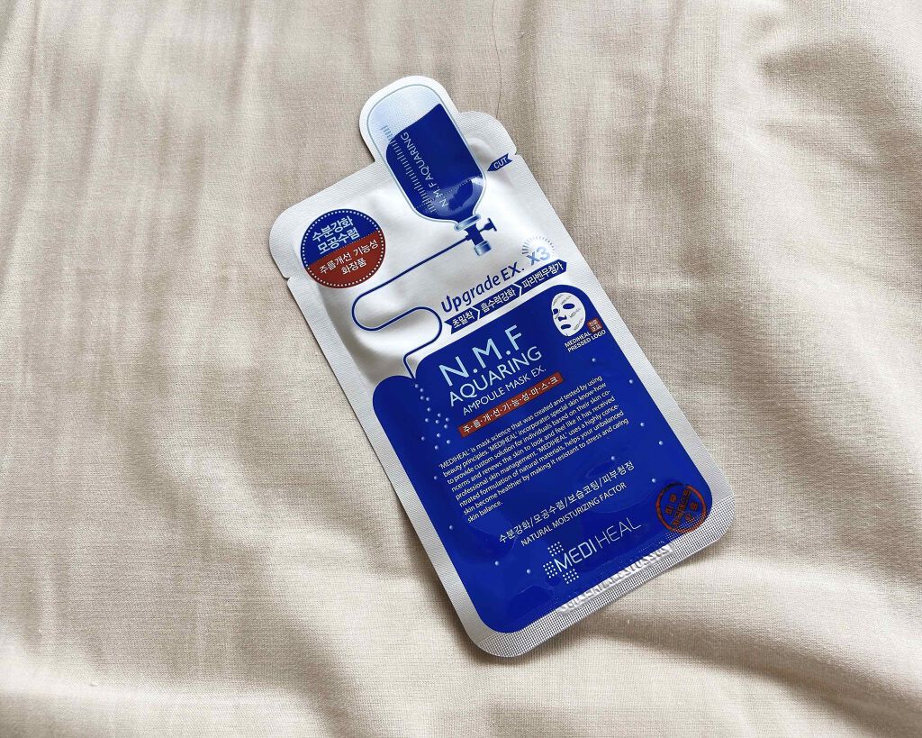 N.M.FアクアアンプルマスクJEX/MEDIHEAL/シートマスク・パックを使ったクチコミ（1枚目）
