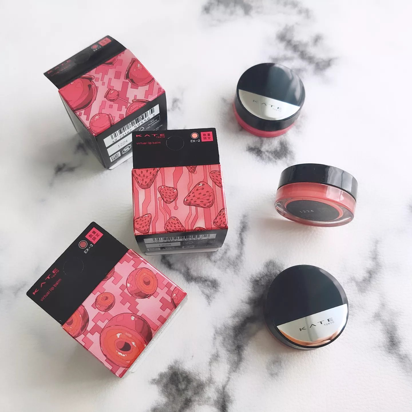 ケイト バーチャルリップバーム EX-2 ネオシティの苺タルト(限定) 3.1g/KATE/リップバームを使ったクチコミ（2枚目）