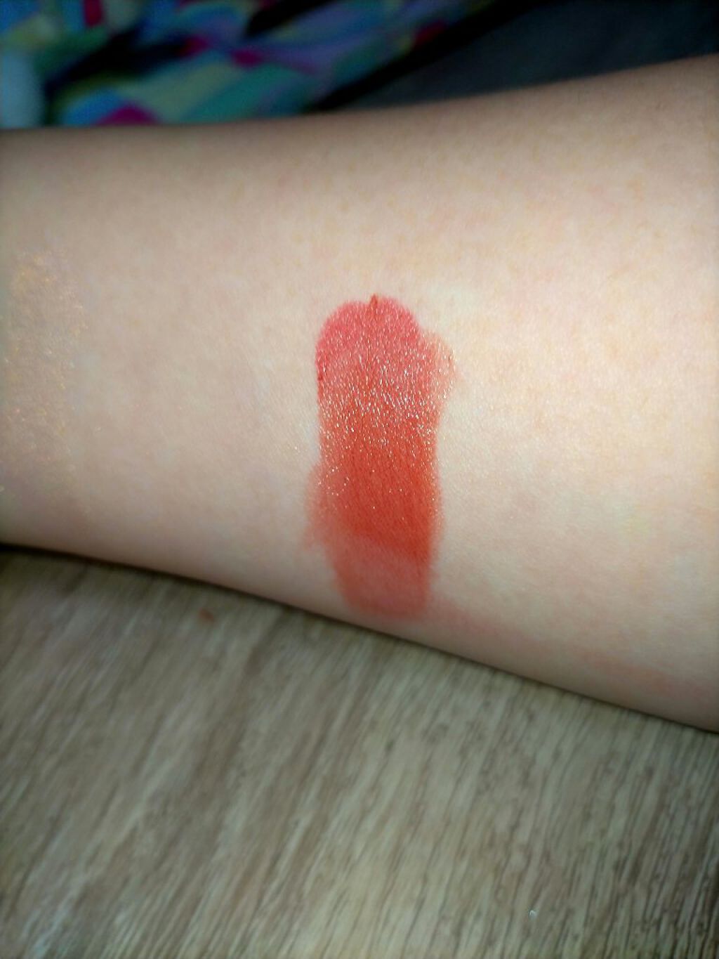 ラスティンググロスリップ/CEZANNE/口紅を使ったクチコミ（2枚目）