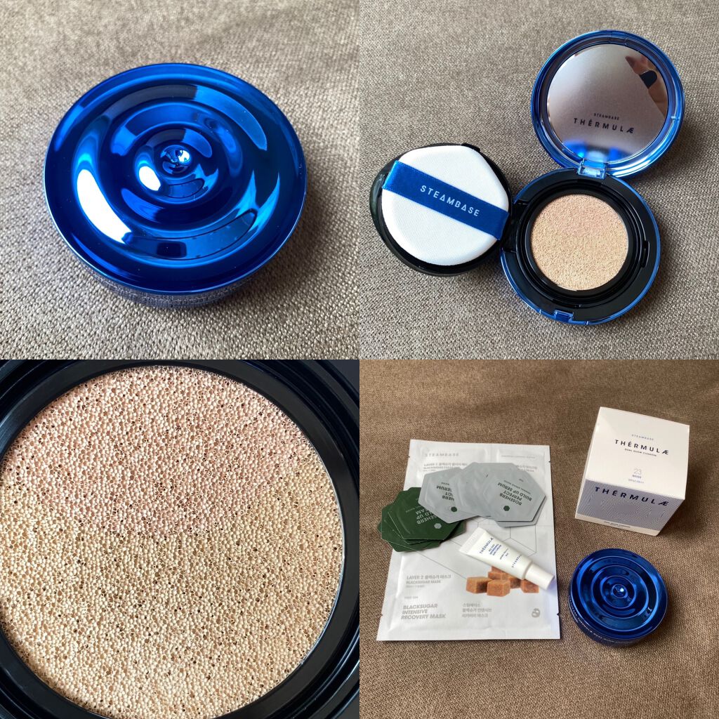 テルムレデュアルグロウクッション/STEAMBASE/クッションファンデーションを使ったクチコミ（2枚目）