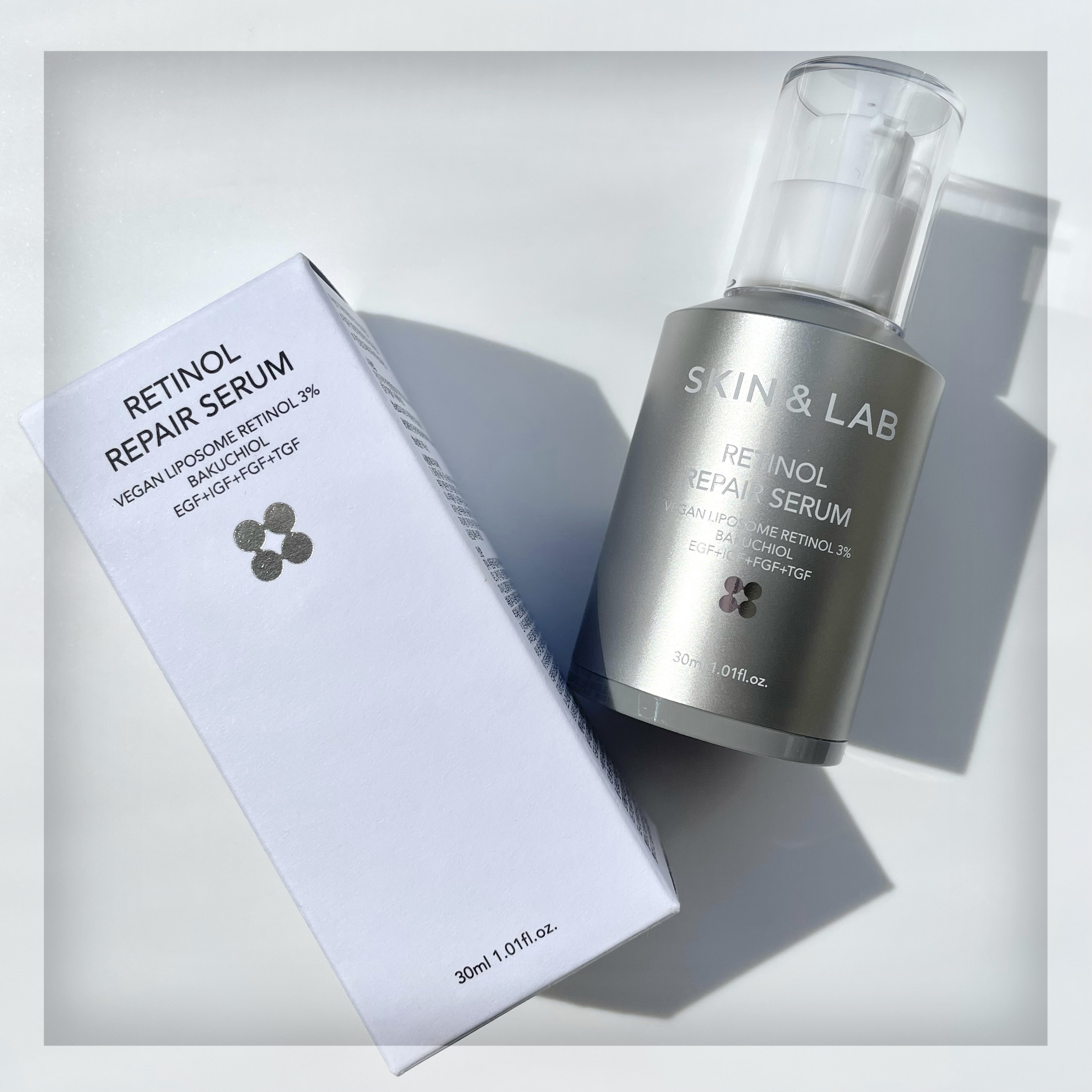 レチノールリペアセラム｜SKIN&LABの効果に関する口コミ 𓍯RETINOL REPAIR SERUM⌇SKIN&LAB by 叶🌙韓国