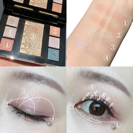 ムーンストーン グロウ リュクス アイ & チーク パレット/BOBBI BROWN/アイシャドウパレットを使ったクチコミ(4枚目)