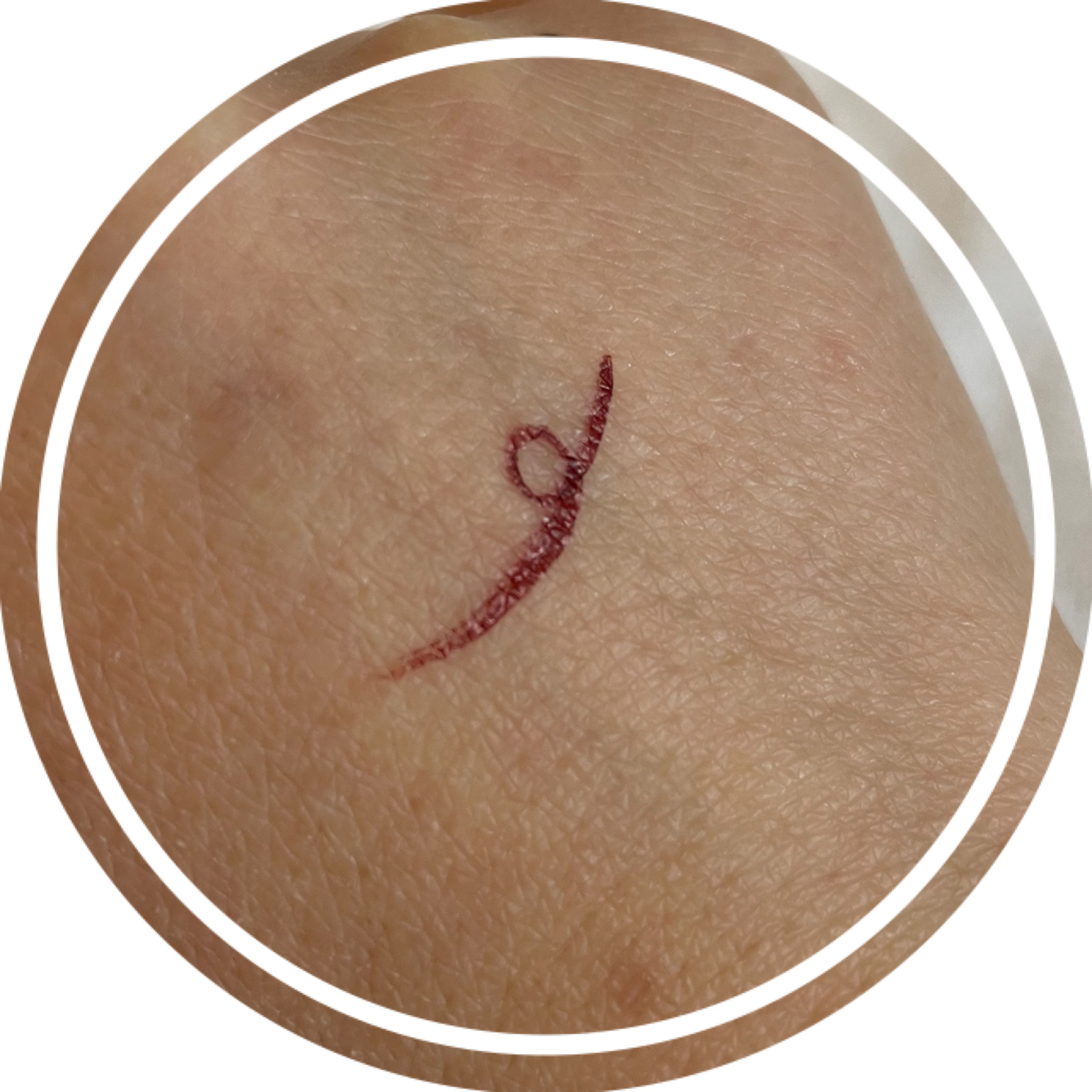 スキルレスライナー 06.ルージュバーガンディ(公式ECサイト・LIPSショッピング限定)/LUMIURGLAS/リキッドアイライナーを使ったクチコミ（3枚目）