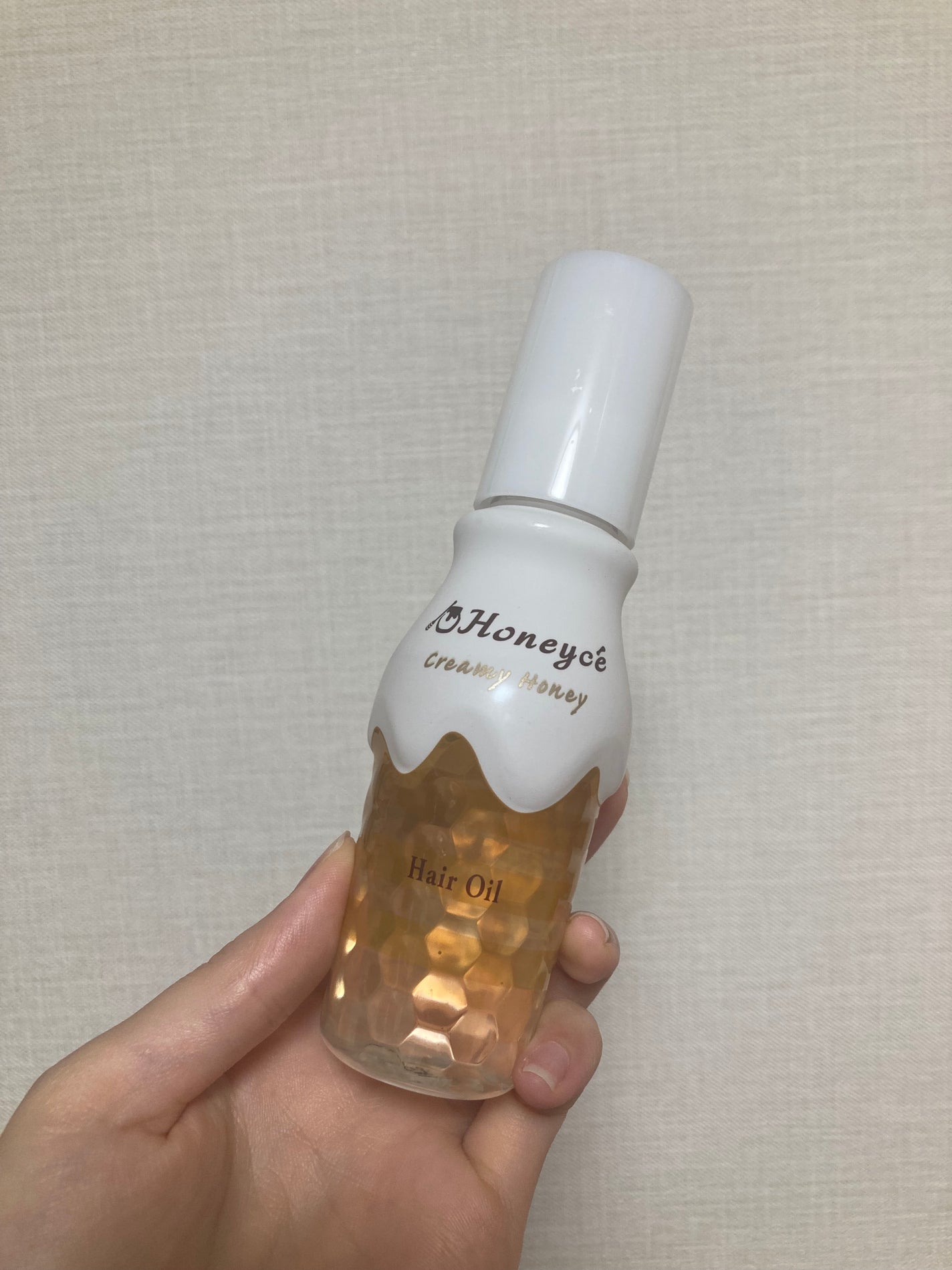 クリーミーハニー ヘアオイル/ハニーチェ/ヘアオイルを使ったクチコミ(5枚目)