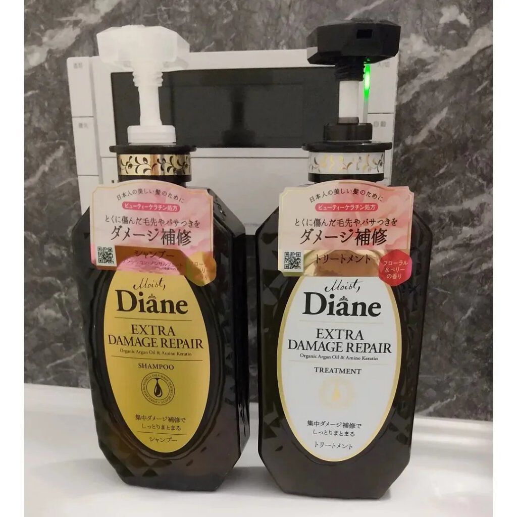 パーフェクトビューティ モイストダイアン エクストラダメージリペア シャンプー/トリートメント/ダイアン/市販シャンプーを使ったクチコミ（1枚目）
