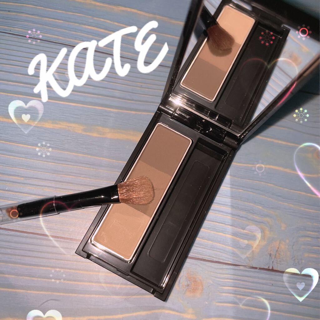 ケイト デザイニングアイブロウ3D/KATE/パウダーアイブロウを使ったクチコミ（1枚目）