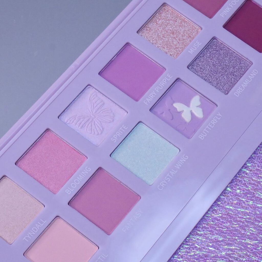 エクスプローラ12色 動物アイシャドウパレット バタフライ/PERFECT DIARY/アイシャドウパレットを使ったクチコミ（2枚目）