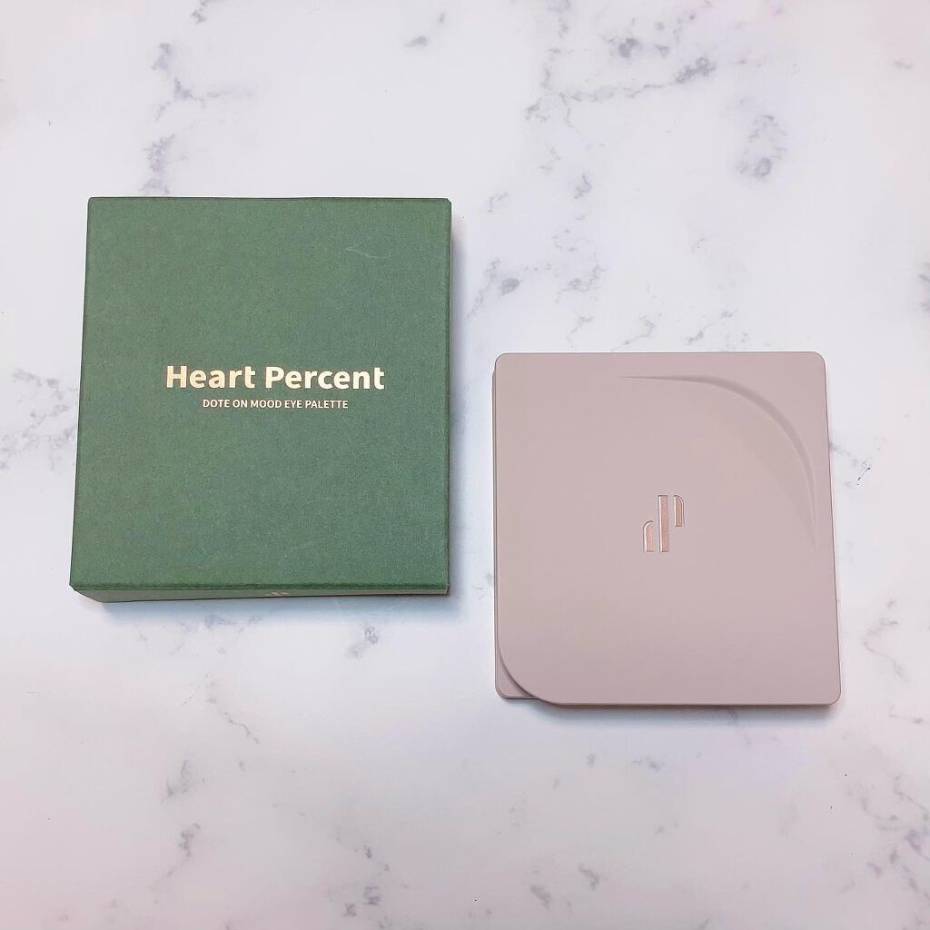 ドットオンムードアイパレット/Heart Percent/アイシャドウパレットを使ったクチコミ(7枚目)