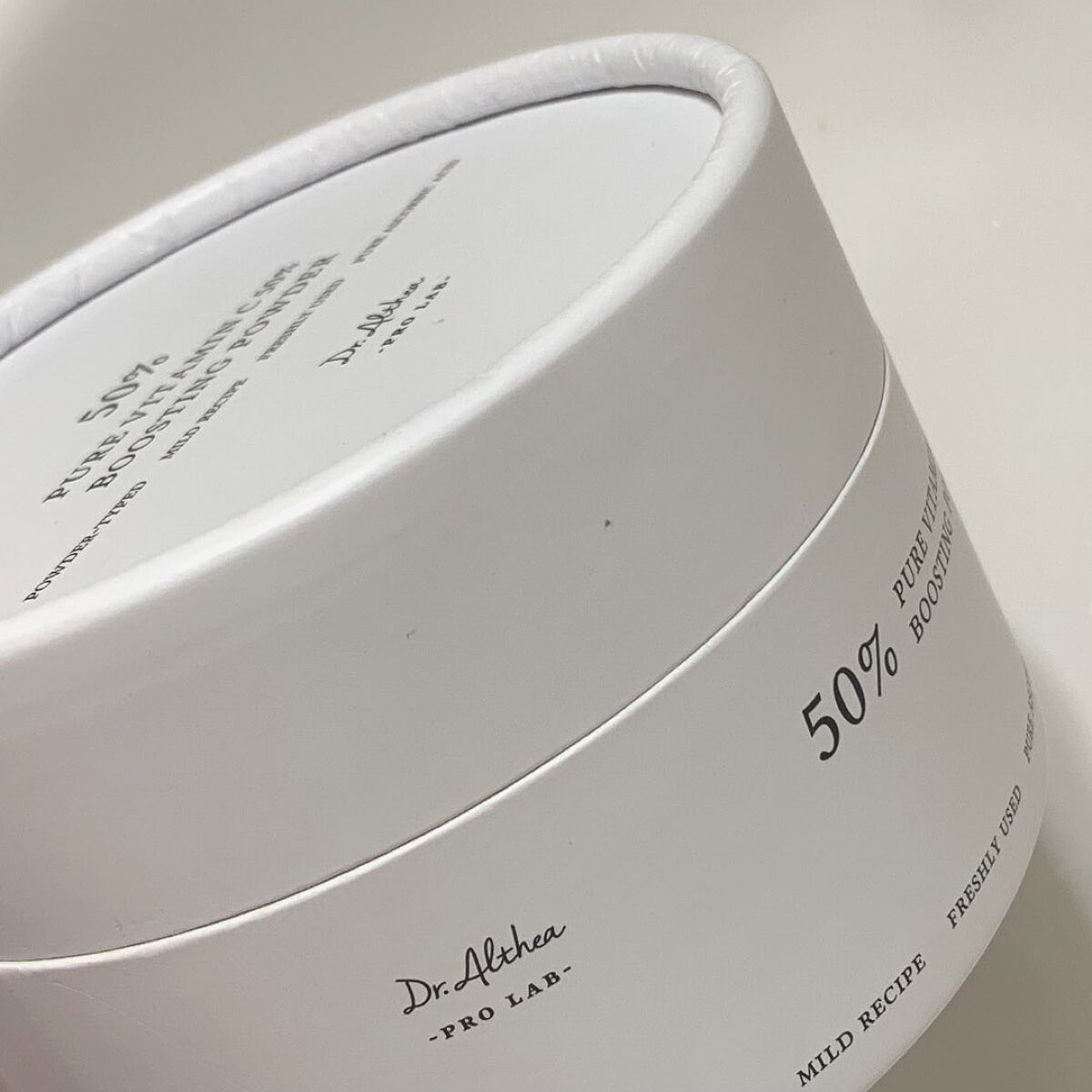 ピュアビタミンC 50％ ブースティングパウダー/Dr.Althea/フェイスパウダーを使ったクチコミ（2枚目）