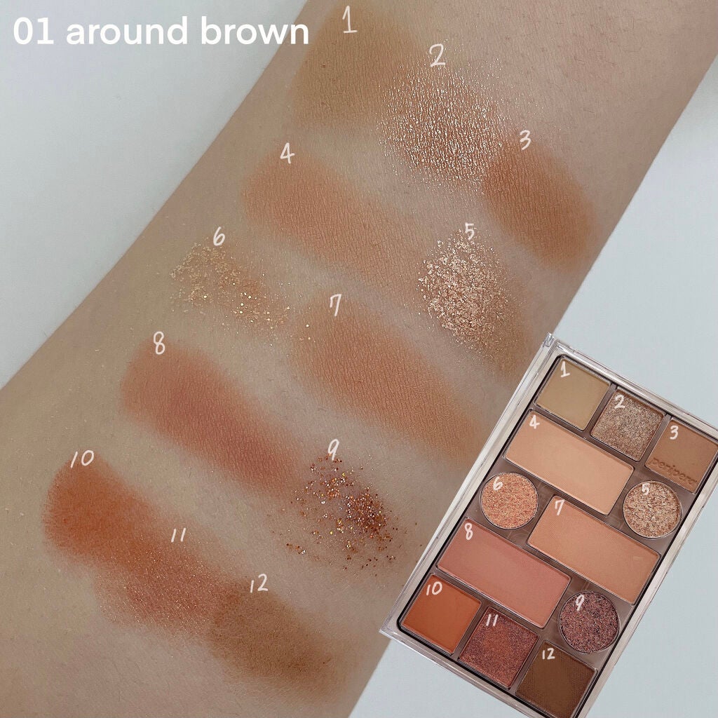 オールテイクムードテクニックパレット/PERIPERA/アイシャドウパレットを使ったクチコミ(2枚目)