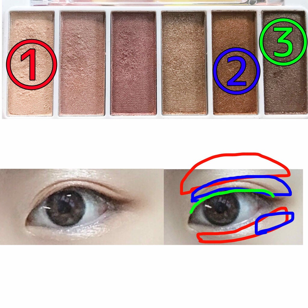 AC カラーアイパレット/AC MAKEUP/アイシャドウパレットを使ったクチコミ(2枚目)