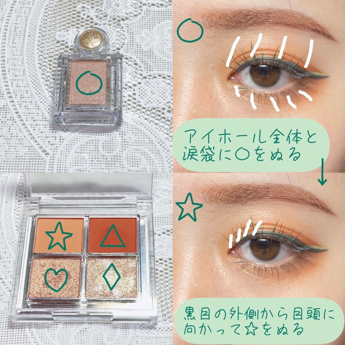 アイシャドウパレット/4U2/アイシャドウパレットを使ったクチコミ(2枚目)