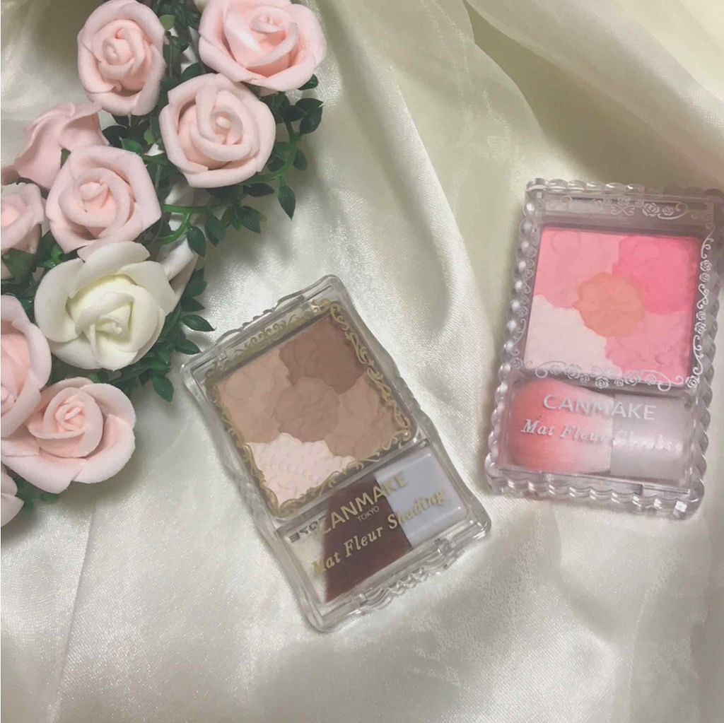 グロウフルールチークス/キャンメイク/パウダーチークを使ったクチコミ（1枚目）