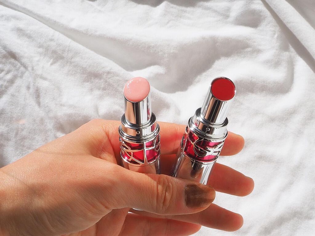 YSL ラブシャイン キャンディグレーズ No.8 チリ デライト/YVES SAINT LAURENT BEAUTE/口紅を使ったクチコミ（1枚目）