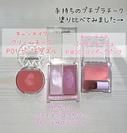 【旧品】パウダーチークス/キャンメイク/パウダーチークを使ったクチコミ(4枚目)