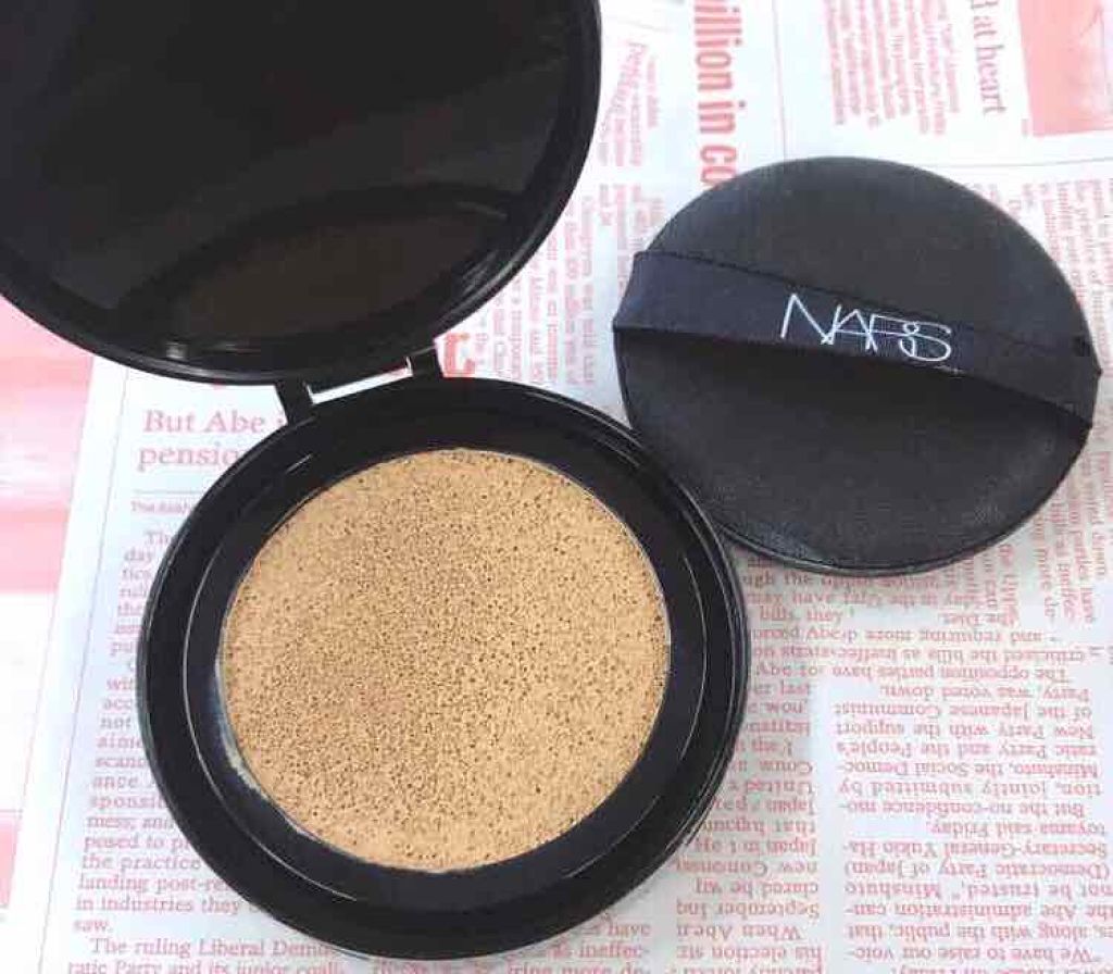 ナチュラルラディアント ロングウェア クッションファンデーション/NARS/クッションファンデーションを使ったクチコミ(2枚目)