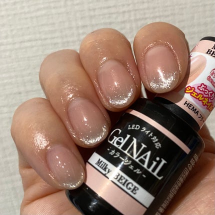 ジェルネイル(ライト対応)/セリア/ジェルネイルを使ったクチコミ(2枚目)