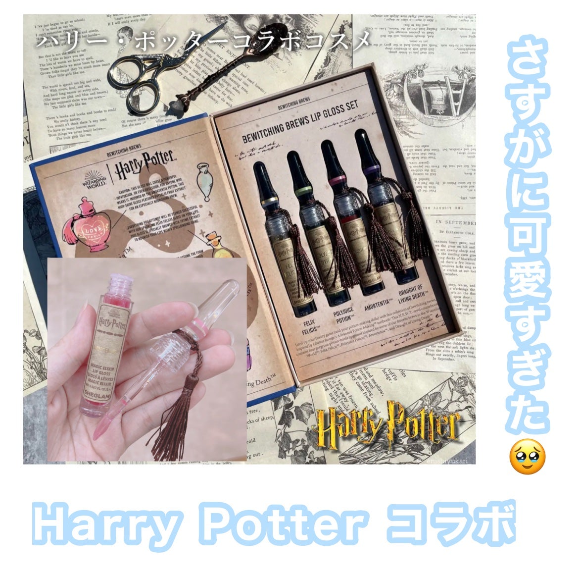 魅惑のブリューリップグロスセット/SHEGLAM/リップグロスを使ったクチコミ(1枚目)