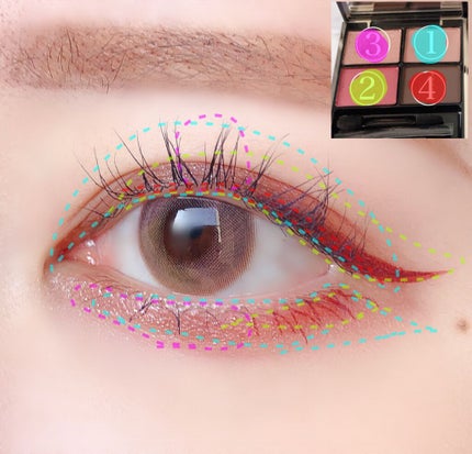 ダイヤモンドシリーズ カラーマスカラ/ZEESEA/マスカラを使ったクチコミ(2枚目)