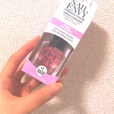 OPI ネイルエンビー購入*॰ॱ✍

ここ1年くらい
二枚爪や表面が剥がれてしまったり
先が反ってしまったりと
トラブルに悩まされていて
いろいろな補強ネイルを
試していたけどなかなか
いいのに出会えず