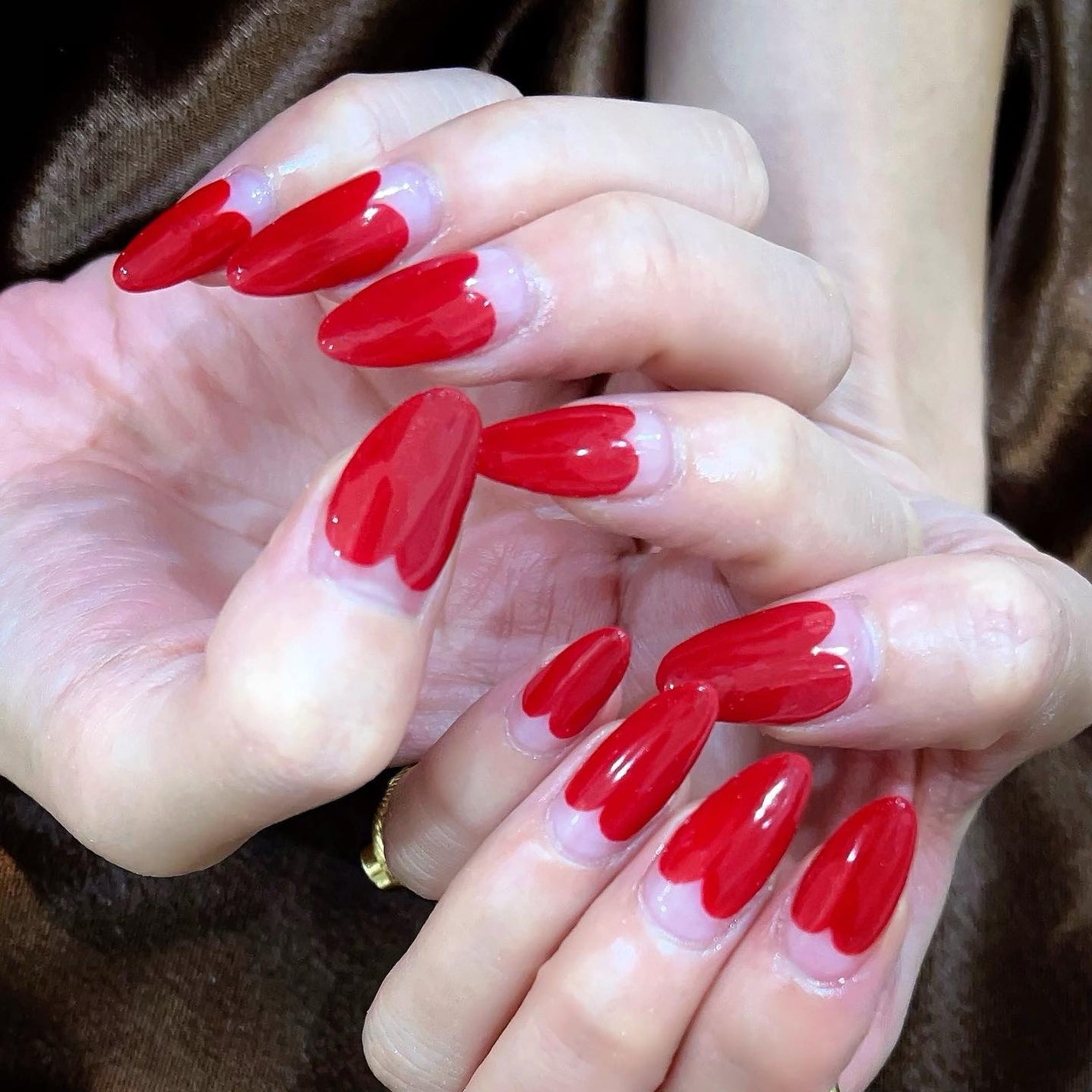 なかやまちえこ on LIPS 「❤️❤️❤️⠀⠀@ayaxxamiayaちゃん⠀❤️のネイル♡..」(1枚目)