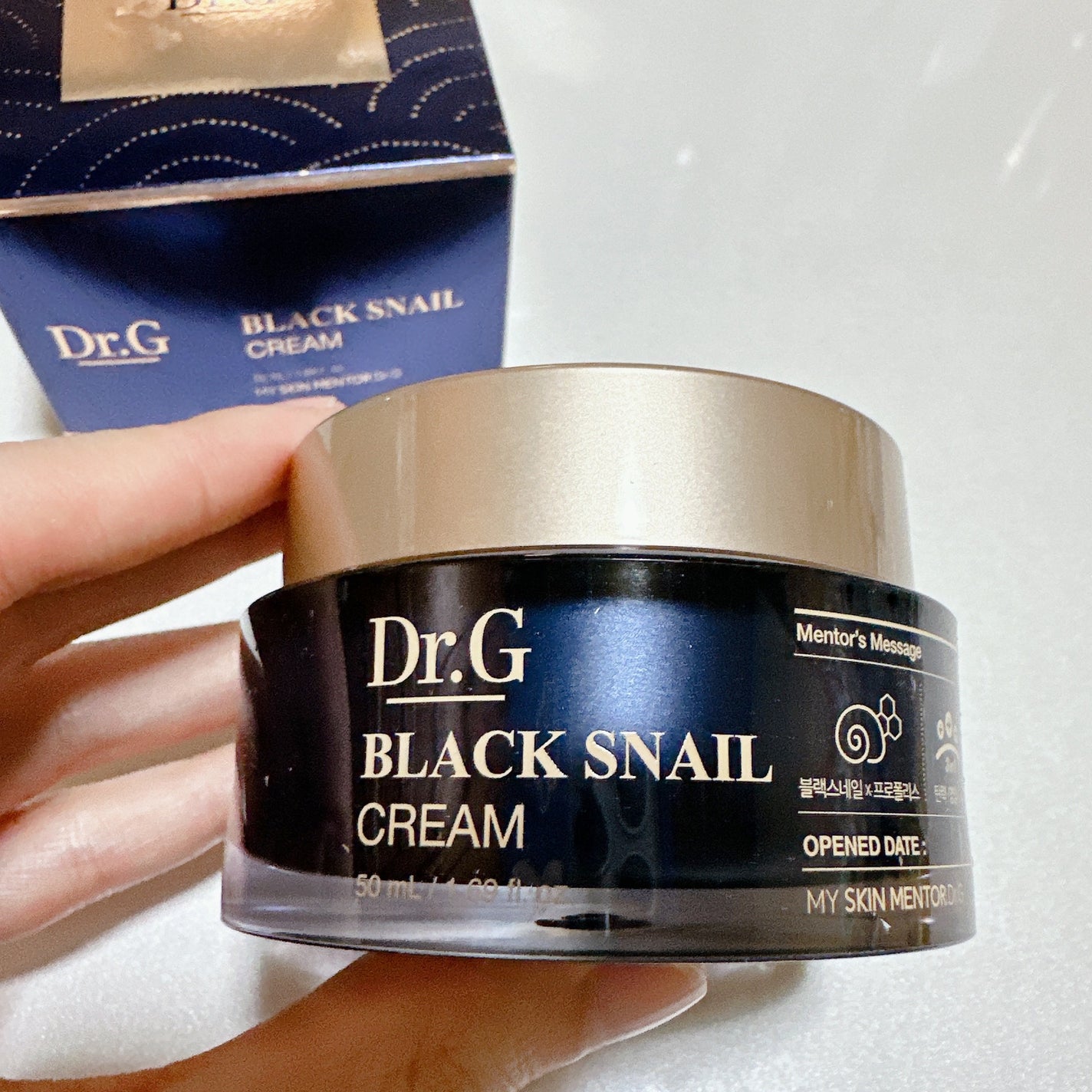 ブラックスネイル クリーム/Dr.G/フェイスクリームを使ったクチコミ(2枚目)