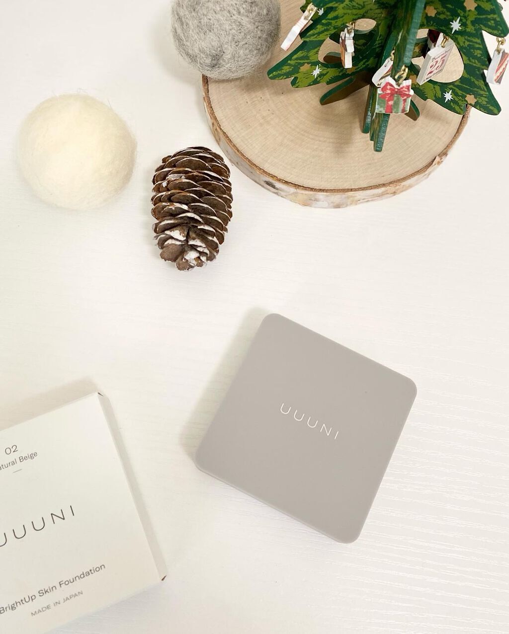 ブライトアップスキンファンデーション/UUUNI/クッションファンデーションを使ったクチコミ(1枚目)