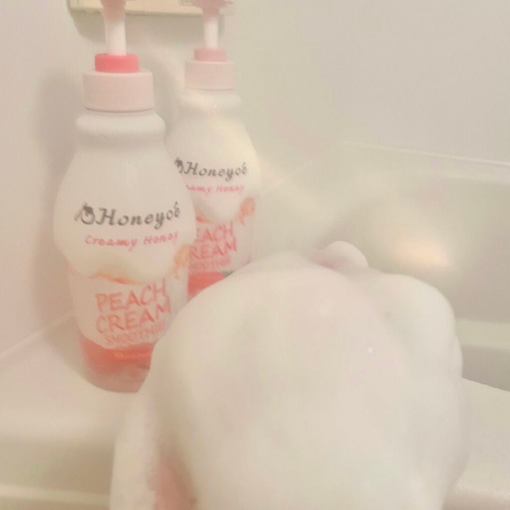 ハニーチェ ピーチクリームスムージー ペアセット/ハニーチェ/市販シャンプーを使ったクチコミ(5枚目)